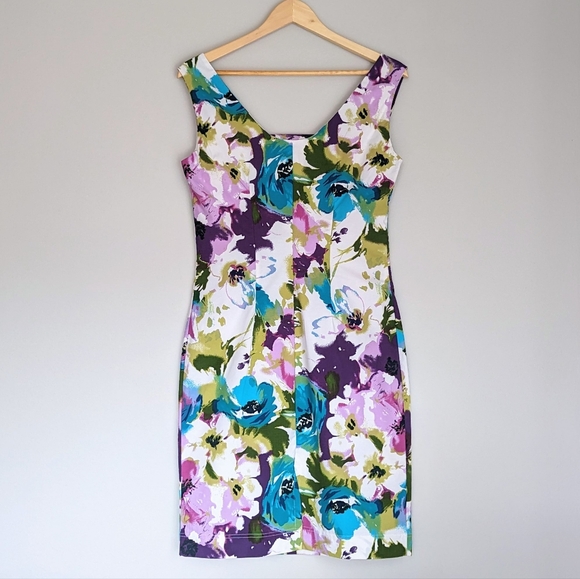 🇨🇦 NWT Gilmour Floral Cotton Dress Made In Canada - Picture 5 of 10
